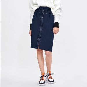 ZARA midi skirt